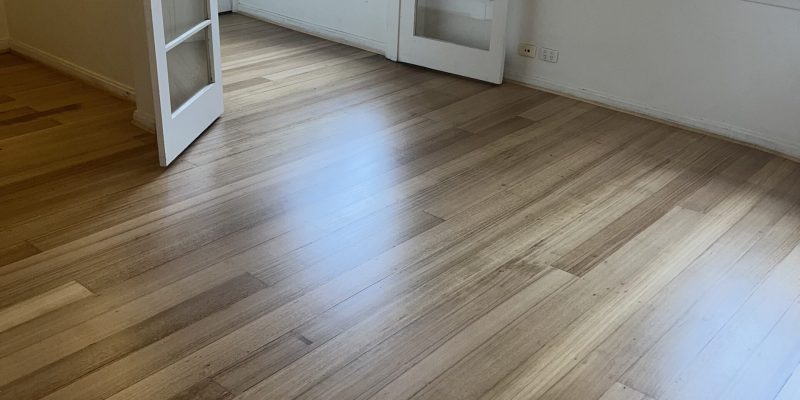 Hardwood floor installation in Melbourne residential home